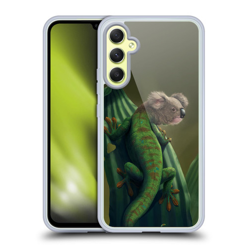 Vincent Hie Animals Gekoala Soft Gel Case for Samsung Galaxy A34 5G