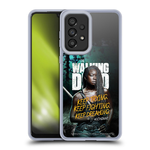 AMC The Walking Dead Season 9 Quotes Michonne Soft Gel Case for Samsung Galaxy A33 5G (2022)