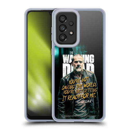 AMC The Walking Dead Season 9 Quotes Negan Soft Gel Case for Samsung Galaxy A33 5G (2022)