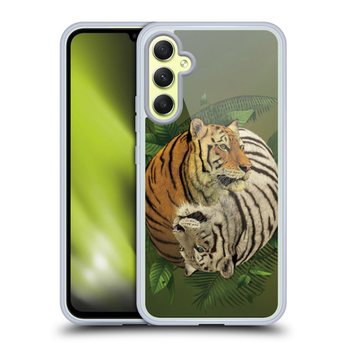 Vincent Hie Animals Tiger Yin Yang Soft Gel Case for Samsung Galaxy A34 5G