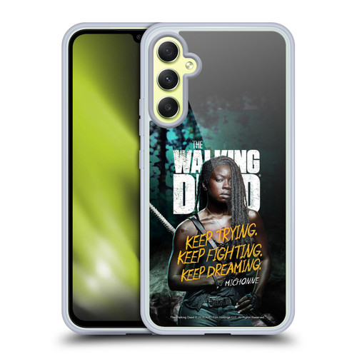 AMC The Walking Dead Season 9 Quotes Michonne Soft Gel Case for Samsung Galaxy A34 5G