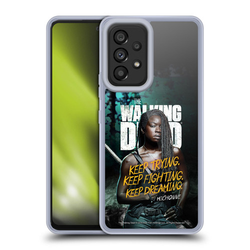 AMC The Walking Dead Season 9 Quotes Michonne Soft Gel Case for Samsung Galaxy A53 5G (2022)