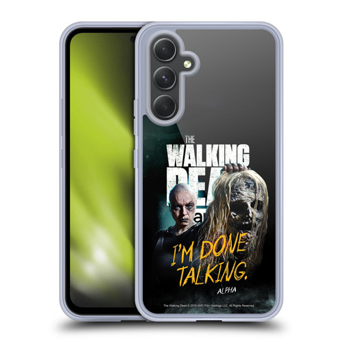 AMC The Walking Dead Season 9 Quotes Alpha Soft Gel Case for Samsung Galaxy A54 5G