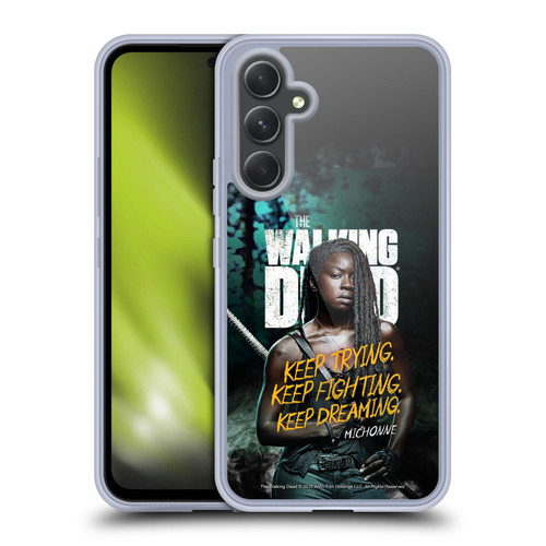 AMC The Walking Dead Season 9 Quotes Michonne Soft Gel Case for Samsung Galaxy A54 5G