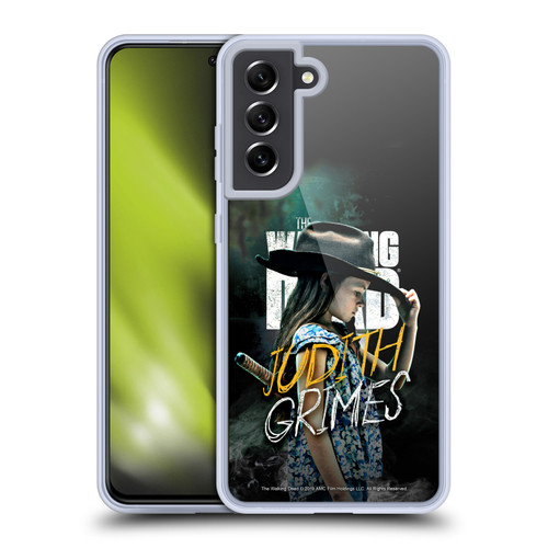 AMC The Walking Dead Season 9 Quotes Judith Grimes Soft Gel Case for Samsung Galaxy S21 FE 5G & MagSafe