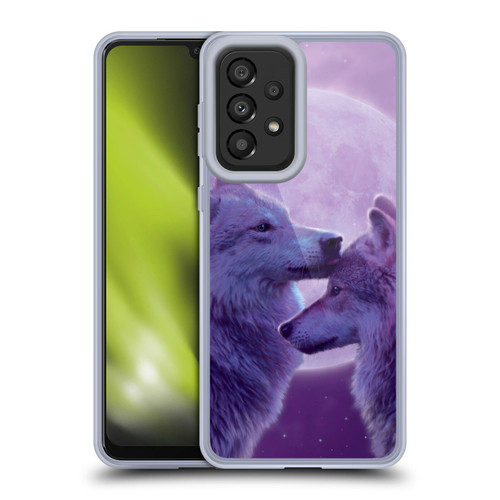 Vincent Hie Canidae Loving Wolves Soft Gel Case for Samsung Galaxy A33 5G (2022)