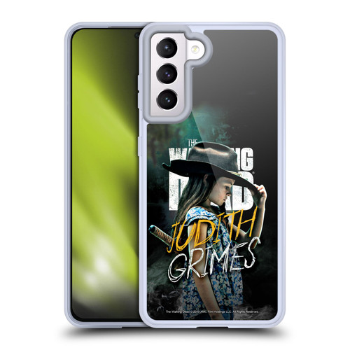 AMC The Walking Dead Season 9 Quotes Judith Grimes Soft Gel Case for Samsung Galaxy S21 5G & MagSafe