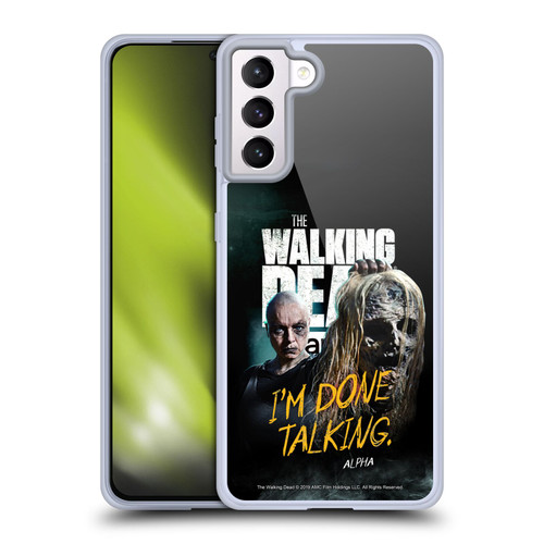 AMC The Walking Dead Season 9 Quotes Alpha Soft Gel Case for Samsung Galaxy S21+ 5G & MagSafe
