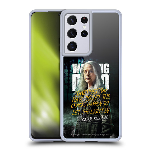 AMC The Walking Dead Season 9 Quotes Carol Soft Gel Case for Samsung Galaxy S21 Ultra 5G & MagSafe