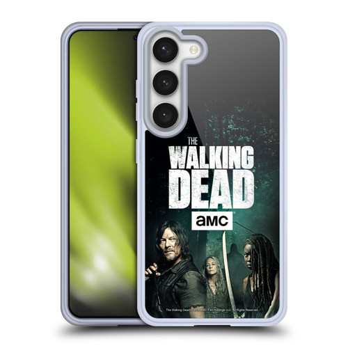 AMC The Walking Dead Season 9 Quotes Daryl, Carol & Michonne Soft Gel Case for Samsung Galaxy S23 5G & MagSafe