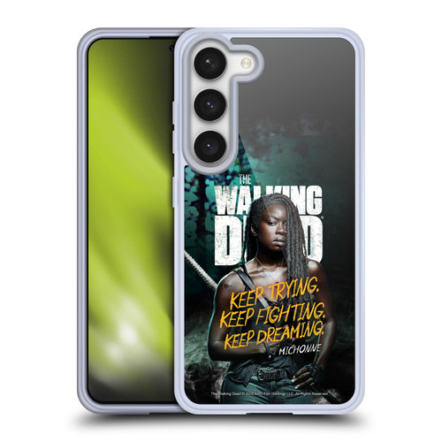 AMC The Walking Dead Season 9 Quotes Michonne Soft Gel Case for Samsung Galaxy S23 5G & MagSafe