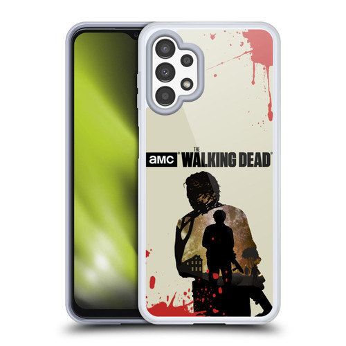 AMC The Walking Dead Silhouettes Glenn Soft Gel Case for Samsung Galaxy A13 (2022)