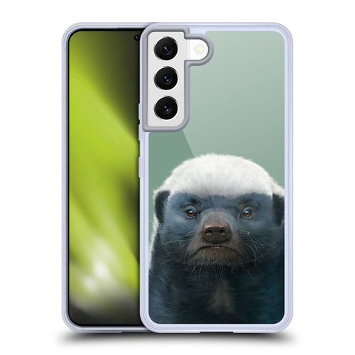 Vincent Hie Animals Honey Badger Soft Gel Case for Samsung Galaxy S22 5G & MagSafe