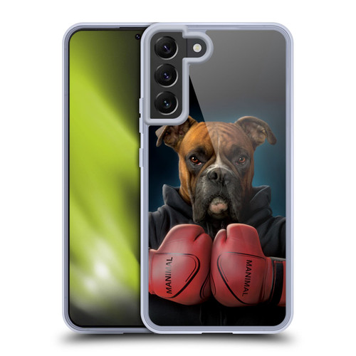 Vincent Hie Canidae Boxer Soft Gel Case for Samsung Galaxy S22+ 5G & MagSafe