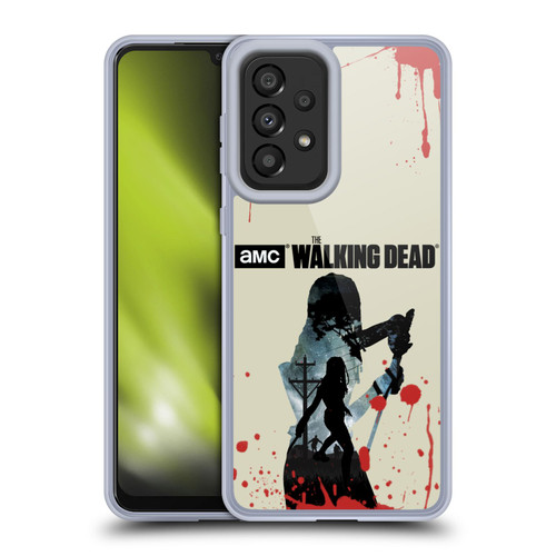 AMC The Walking Dead Silhouettes Michonne Soft Gel Case for Samsung Galaxy A33 5G (2022)