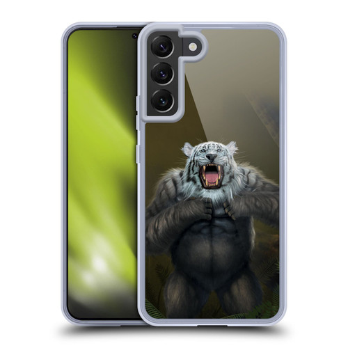 Vincent Hie Animals Tiger Gorilla Soft Gel Case for Samsung Galaxy S22+ 5G & MagSafe