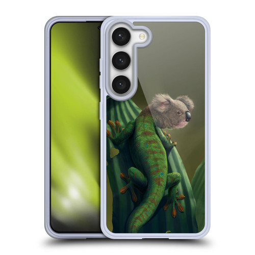 Vincent Hie Animals Gekoala Soft Gel Case for Samsung Galaxy S23 5G & MagSafe