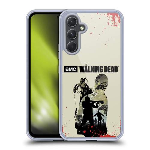 AMC The Walking Dead Silhouettes Daryl Full Soft Gel Case for Samsung Galaxy A54 5G