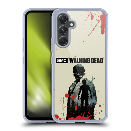 AMC The Walking Dead Silhouettes Rick Soft Gel Case for Samsung Galaxy A54 5G
