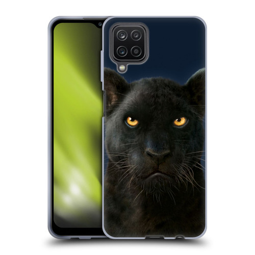 Vincent Hie Felidae Dark Panther Soft Gel Case for Samsung Galaxy A12 (2020)