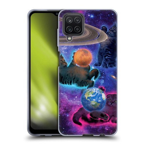 Vincent Hie Felidae Cosmic Kittens Soft Gel Case for Samsung Galaxy A12 (2020)