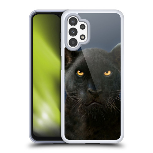 Vincent Hie Felidae Dark Panther Soft Gel Case for Samsung Galaxy A13 (2022)