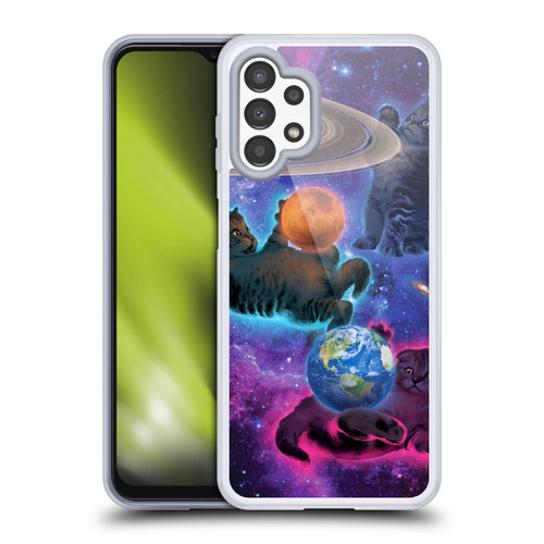 Vincent Hie Felidae Cosmic Kittens Soft Gel Case for Samsung Galaxy A13 (2022)