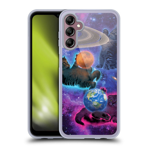 Vincent Hie Felidae Cosmic Kittens Soft Gel Case for Samsung Galaxy A14 5G