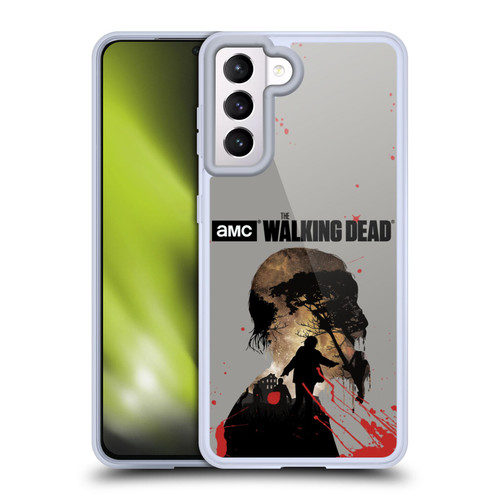 AMC The Walking Dead Silhouettes Walker Soft Gel Case for Samsung Galaxy S21 5G & MagSafe