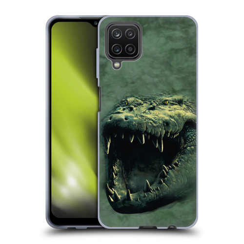 Vincent Hie Big Face Animals Alligator Soft Gel Case for Samsung Galaxy A12 (2020)