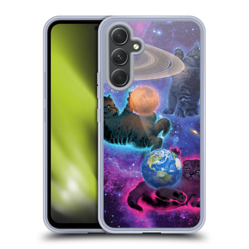Vincent Hie Felidae Cosmic Kittens Soft Gel Case for Samsung Galaxy A54 5G