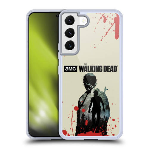 AMC The Walking Dead Silhouettes Rick Soft Gel Case for Samsung Galaxy S22 5G & MagSafe