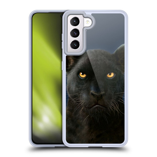Vincent Hie Felidae Dark Panther Soft Gel Case for Samsung Galaxy S21 5G & MagSafe