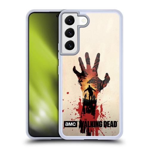 AMC The Walking Dead Silhouettes Walker Hand Soft Gel Case for Samsung Galaxy S22 5G & MagSafe