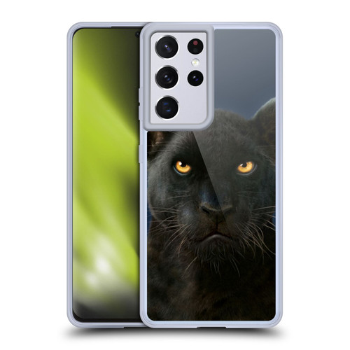 Vincent Hie Felidae Dark Panther Soft Gel Case for Samsung Galaxy S21 Ultra 5G & MagSafe