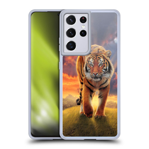 Vincent Hie Felidae Rising Tiger Soft Gel Case for Samsung Galaxy S21 Ultra 5G & MagSafe