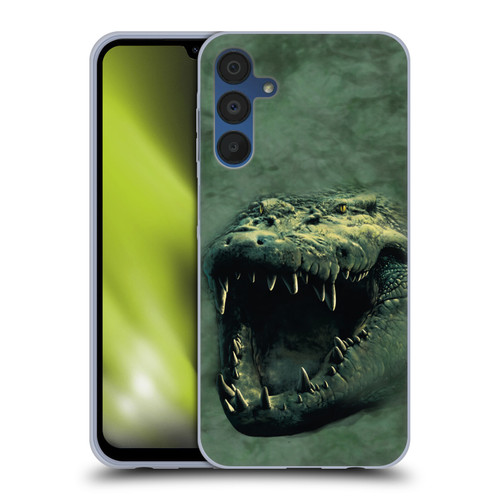 Vincent Hie Big Face Animals Alligator Soft Gel Case for Samsung Galaxy A15 & MagSafe