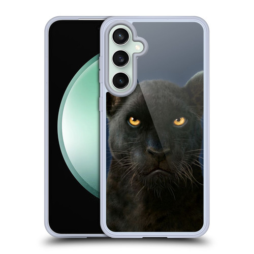 Vincent Hie Felidae Dark Panther Soft Gel Case for Samsung Galaxy S23 FE 5G & MagSafe