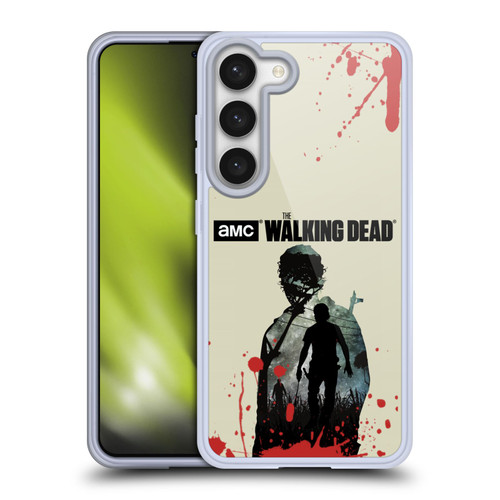 AMC The Walking Dead Silhouettes Rick Soft Gel Case for Samsung Galaxy S23 5G & MagSafe