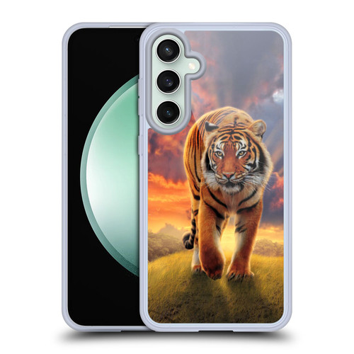 Vincent Hie Felidae Rising Tiger Soft Gel Case for Samsung Galaxy S23 FE 5G & MagSafe