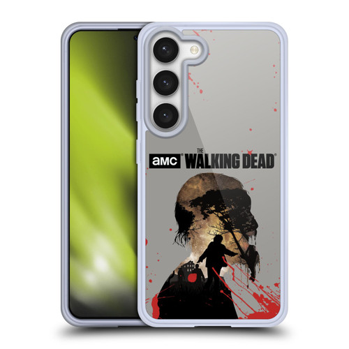 AMC The Walking Dead Silhouettes Walker Soft Gel Case for Samsung Galaxy S23 5G & MagSafe
