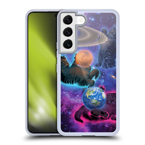 Vincent Hie Felidae Cosmic Kittens Soft Gel Case for Samsung Galaxy S22 5G & MagSafe