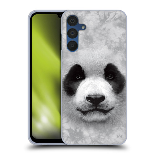 Vincent Hie Big Face Animals Panda Soft Gel Case for Samsung Galaxy A15 & MagSafe
