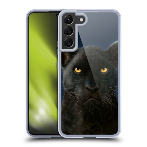 Vincent Hie Felidae Dark Panther Soft Gel Case for Samsung Galaxy S22+ 5G & MagSafe