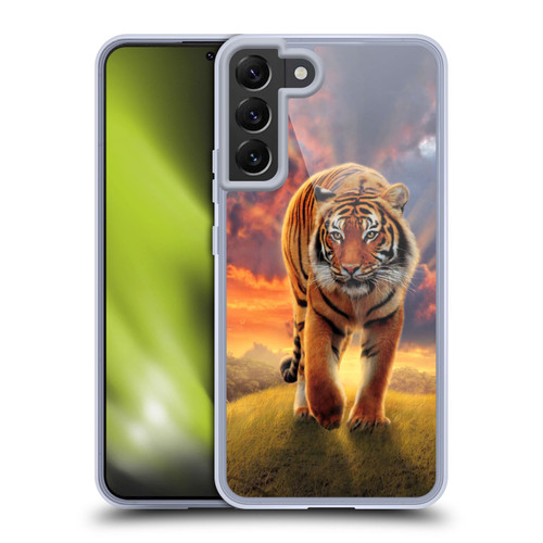 Vincent Hie Felidae Rising Tiger Soft Gel Case for Samsung Galaxy S22+ 5G & MagSafe