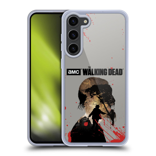 AMC The Walking Dead Silhouettes Walker Soft Gel Case for Samsung Galaxy S23+ 5G & MagSafe