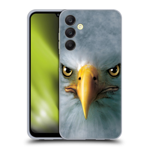 Vincent Hie Big Face Animals Eagle Soft Gel Case for Samsung Galaxy A25 5G