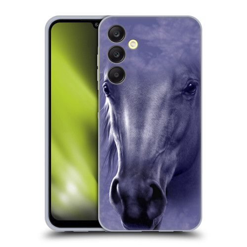 Vincent Hie Big Face Animals Horse Soft Gel Case for Samsung Galaxy A25 5G