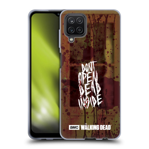 AMC The Walking Dead Typography Do Not Open Soft Gel Case for Samsung Galaxy A12 (2020)