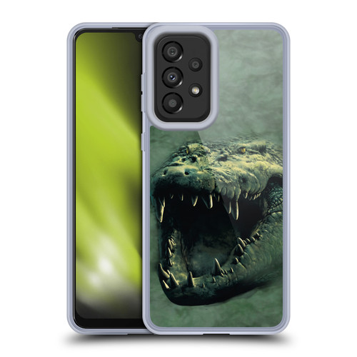 Vincent Hie Big Face Animals Alligator Soft Gel Case for Samsung Galaxy A33 5G (2022)